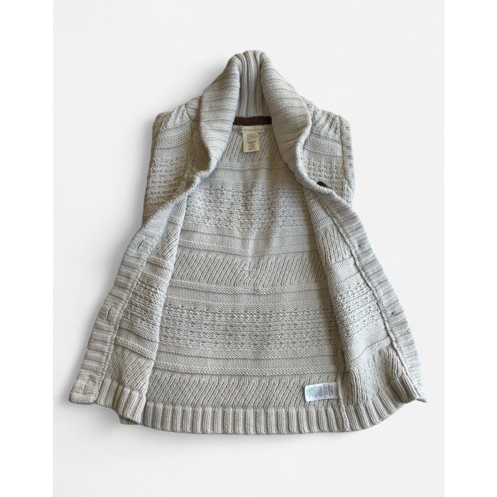 THE EAGLE'S EYE Women’s M Sweater Cable Knit Gray Brown - Picture 6 of 8